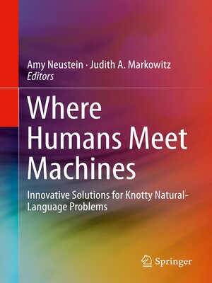 cover image of Where Humans Meet Machines